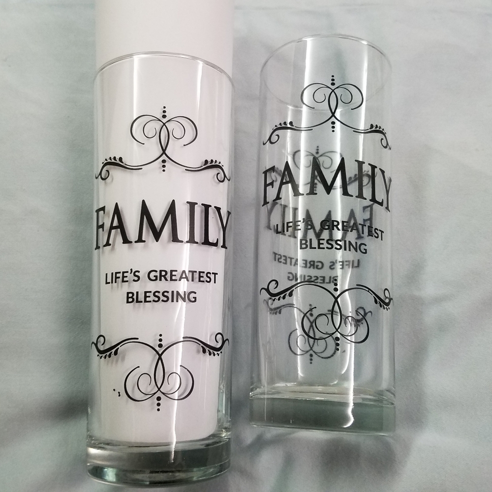 Family Tall Glasses Lifes Greatest Blessing